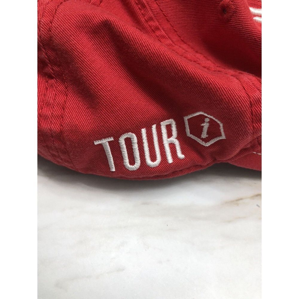 Red Callaway Golf Cap FT-5 Adjustable Hat‎ HX Tour White Stitching New Era - Picture 4 of 5